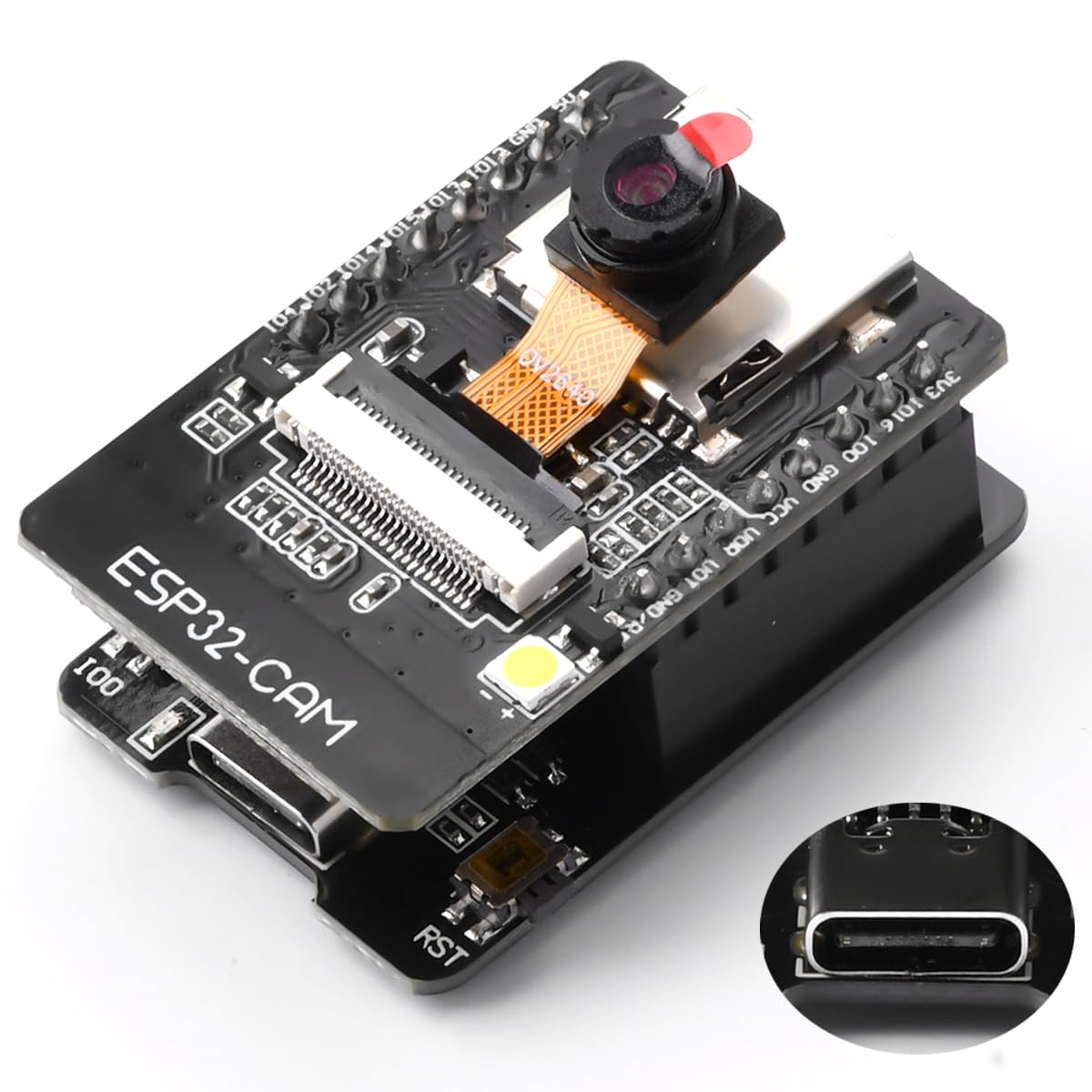 Amazon.com: Aideepen ESP32-CAM W-BT Board ESP32-CAM-MB Type-C to